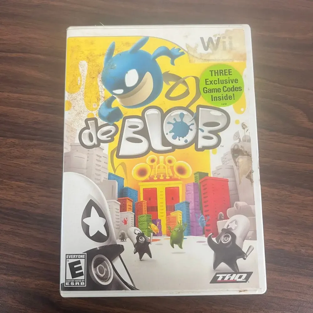 Wii Lot of 3 Games Spore Hero de Blob Rayman Raving Rabbids 2 CIB Complete